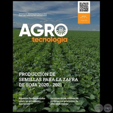 AGROTECNOLOGÍA – REVISTA DIGITAL - AGOSTO - AÑO 9 - NÚMERO 111 - AÑO 2020 - PARAGUAY